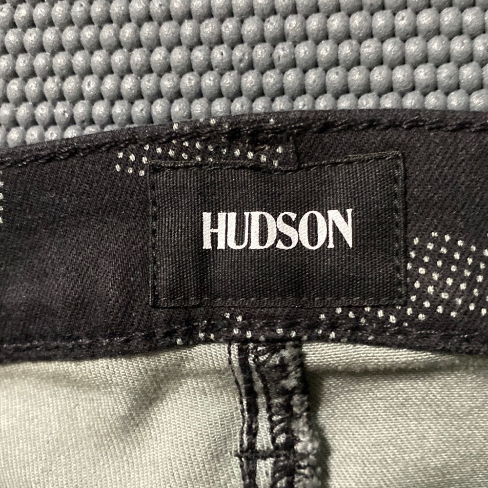 NWT Hudson Jeans Size 24 Skinny Leg Cut Mid Rise Waist Black Camo Print Denim - Picture 5 of 7